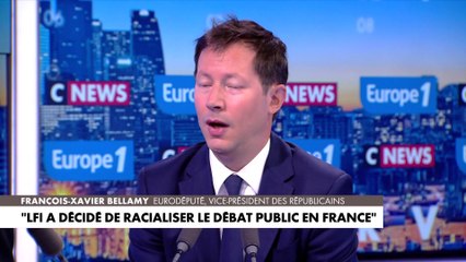 François-Xavier Bellamy sur LFI : «Leur but c'est de faire exploser la France»
