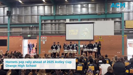 Orange High School revs up for Astley Cup with pep rally