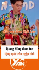 Quang Hùng được fan tặng quà ngập nhà