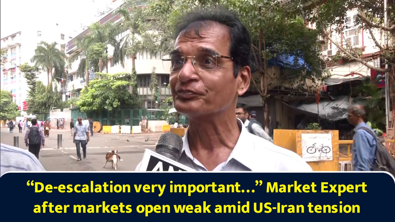 “De-escalation very important…” Market Expert after markets open weak amid US-Iran tension