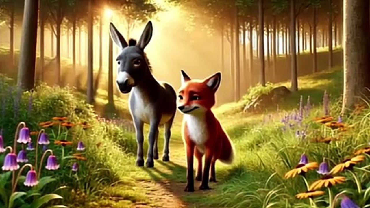 Le Lion, le Renard Rusé et l’Âne Stupide – Une Fable du Panchatantra sur la Ruse et la Cupidité