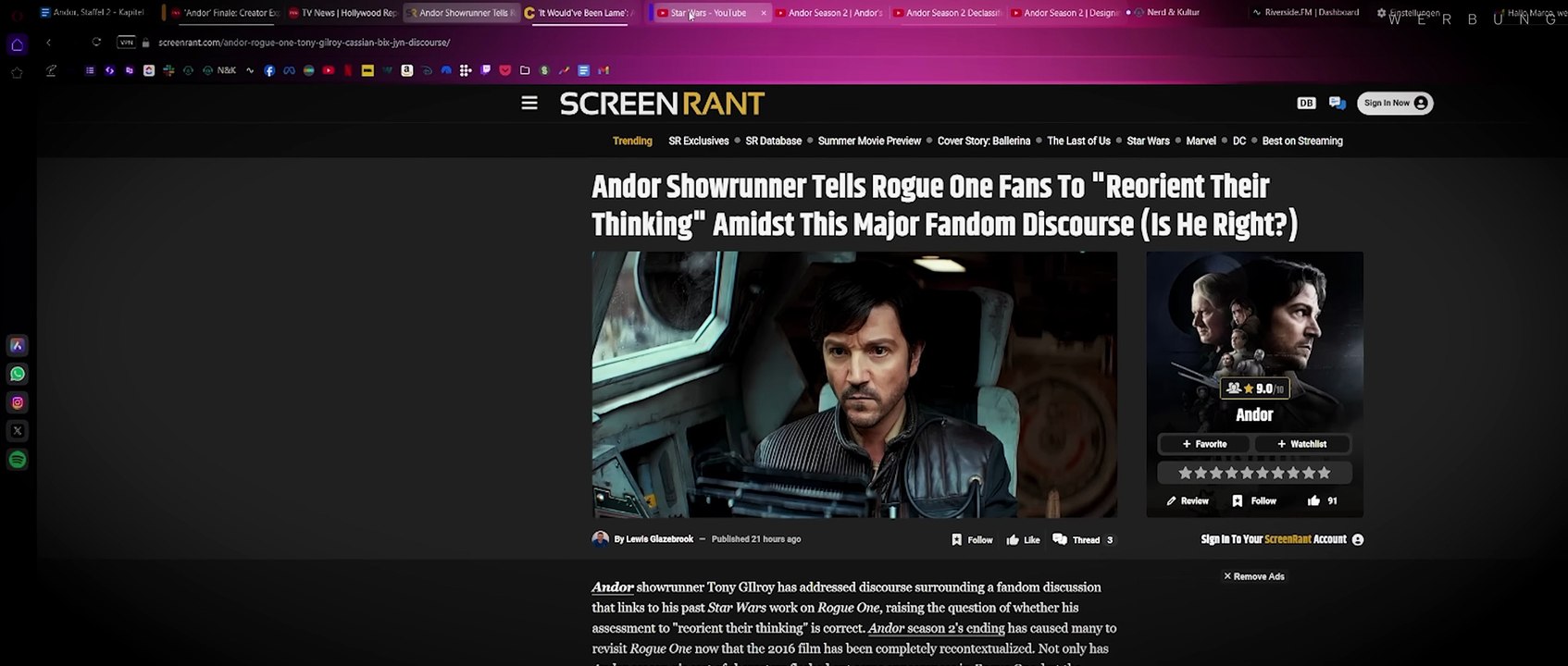 Marco von Nerdkultur analysiert das Finale von Andor Staffel 2