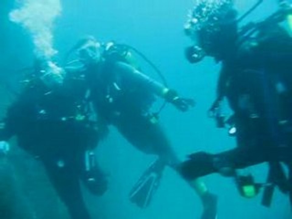 1ère plongée profonde FFESSM avec les copains