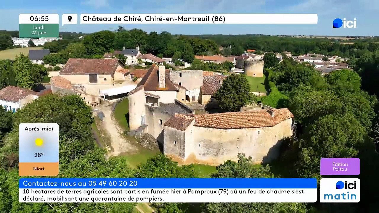 23/06/2025 - ici matin par ici Poitou en vidéo