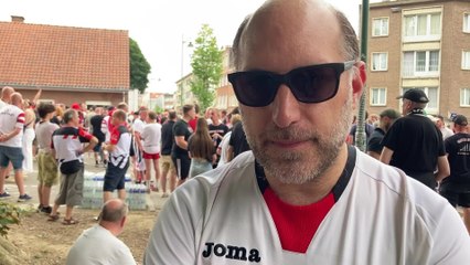 Près de 400 supporters manifestent à Molenbeek contre le changement de nom du RWDM