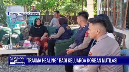 Polda Sumbar Berikan Trauma Healing ke Keluarga Korban Mutilasi
