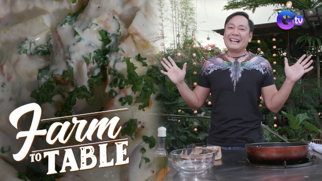 Mel Martinez cooks Creamy Mushroom with Pork Chops | Farm To Table
