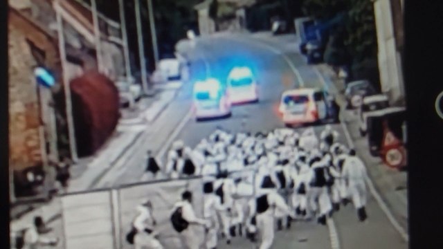 Des activistes pro-palestiniens à Tournai ce lundi 23 juin 2025