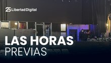 Las horas previas al gran evento de Libertad Digital
