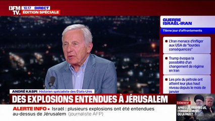 Frappes américaines en Iran: "Ce que souhaite avant tout Donald Trump, c'est un deal", estime André Kaspi (historien spécialiste des États-Unis)