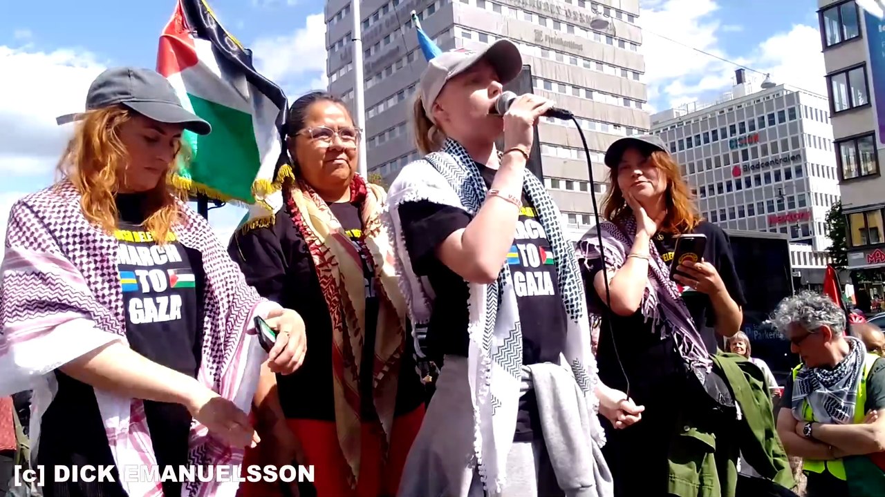 Svenska delegationen från ”MARCH TO GAZA” nådde inte fram men ger inte upp