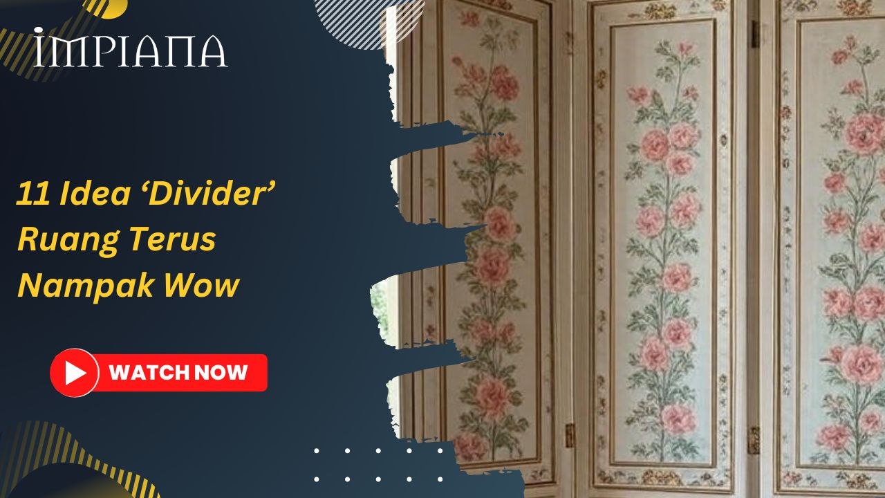 11 Idea ‘Divider’ Ruang Terus Nampak Wow