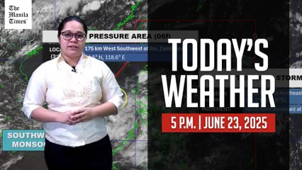 Today's Weather, 5 P.M. | June 23, 2025