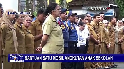 Bantuan Satu Mobil Angkutan untuk Anak-Anak Sekolah di Maluku