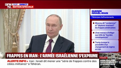 Frappes américaines sur l'Iran: Vladimir Poutine reçoit le chef de la diplomatie iranienne au Kremlin