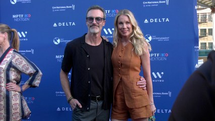 Reid Scott and Elspeth Keller 2025 MPTF NextGen Summer Party Red Carpet