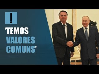 Bolsonaro, em discurso, cita "valores comuns" com Putin