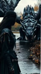 Angry dragon ready to attack #dragon #growl #ai