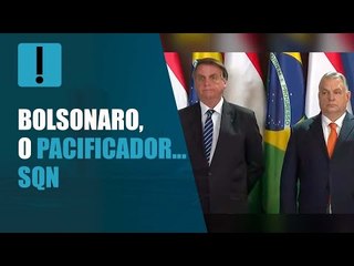 "Falamos da possível guerra entre Rússia e Ucrânia", diz Bolsonaro, após reunião com Orbán