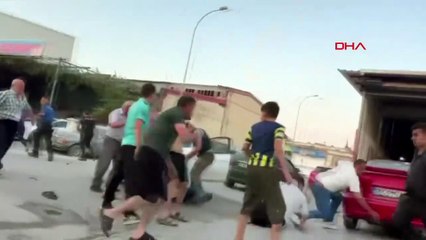 Kaza sonrası ortalık savaş alanına döndü!