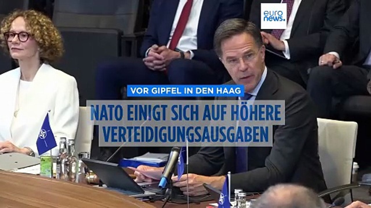 Mindestens 5 Prozent: NATO-Staaten einigen sich auf höhere Verteidigungsausgaben