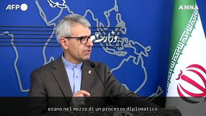 Iran: "Gli attacchi sono stati un tradimento della diplomazia"