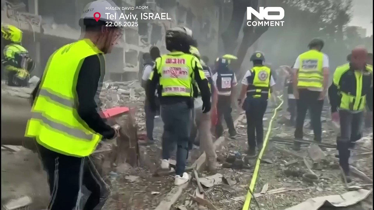 Iranische Raketenangriffe verursachen Zerstörung in Tel Aviv