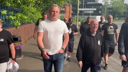 Members of the Halesowen AndysManClub have walk for charity