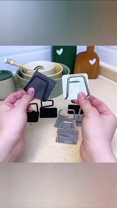 Stainless Steel Sponge Holder | Install Without Drilling | Keep Your Kitchen Sink Clean and Organized