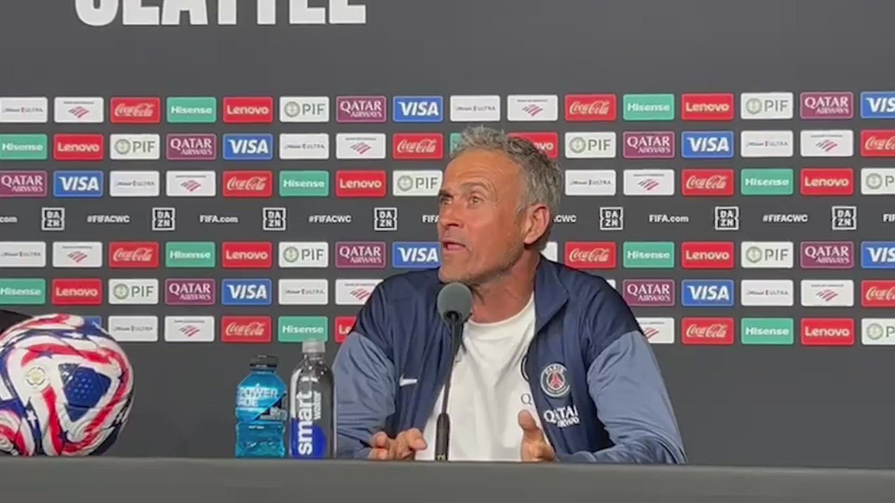 RUEDA de PRENSA de LUIS ENRIQUE previa al SEATTLE SOUNDERS vs PSG