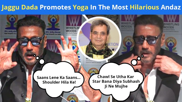 Most Funny Fitness Promotion: Jackie Shroff Promotes Yoga In Full Bhidu Style