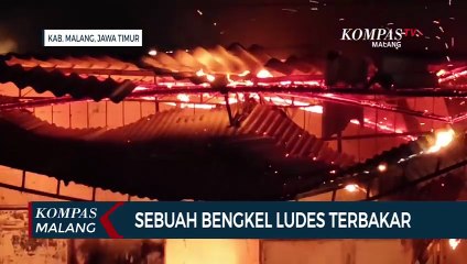 Bengkel Las ludes Dilalap Si Jago Merah