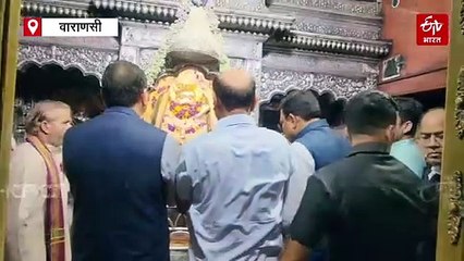 बनारस पहुंचे उत्तराखंड और एमपी के सीएम; विश्वनाथ मंदिर में किया दर्शन, कल होने वाली बैठक को बताया महत्वपूर्ण