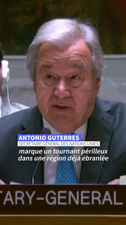 Iran-Israël : le chef de l'ONU met en garde con...