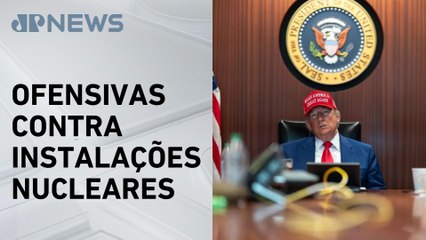 Trump vai discutir resultados dos ataques ao Irã com equipe de segurança