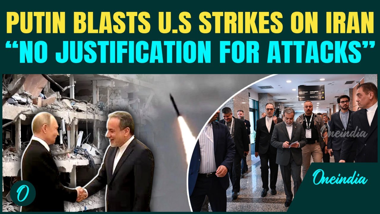 Putin Backs Iran: Slams U.S.-Israel strikes as War Crime | Russia Warns West of Serious Consequences