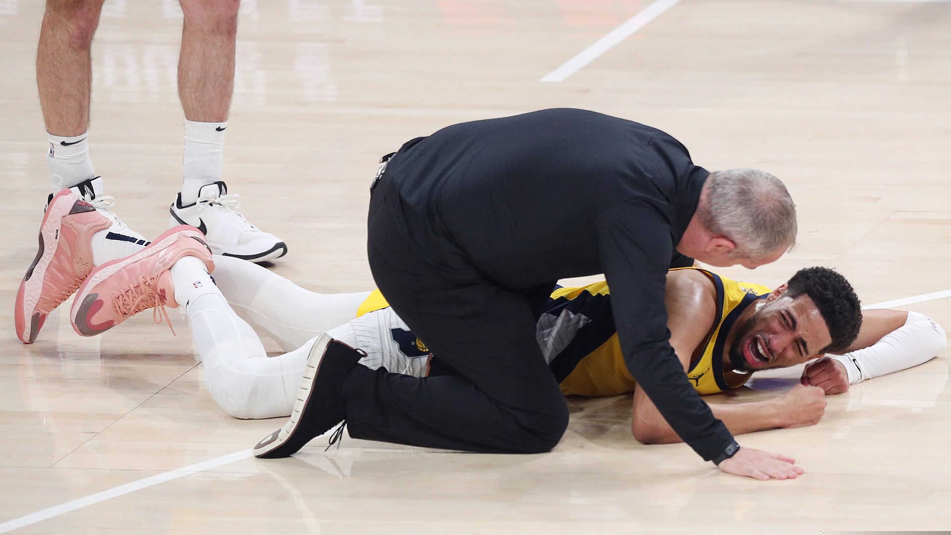OKC and Pacers react to Haliburton's Game 7 injury heartbreak
