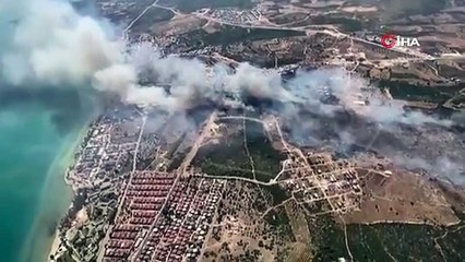 Didim’de makilik yangını