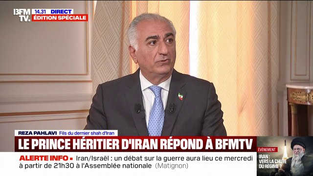 Guerre en Iran: La seule option qu'il nous reste, c'est de mettre fin à ce régime , déclare le prince héritier d'Iran, Reza Pahlavi actuel d'Iran