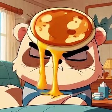 Finn wipes the syrup off his face #foryou #cuteanimal #shorts #finn #cartoon