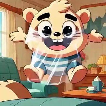 Finn hides behind the counter and watching as Rikki #foryou #cuteanimal #shorts #finn #cartoon