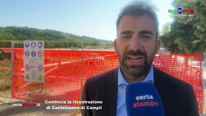 Comincia la ricostruzione di Castelnuovo di Campli