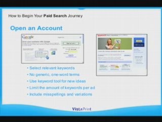 VistaPrint Webinar: Search Engine Marketing