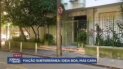 Fiação subterrânea é uma boa ideia, porém custa caro