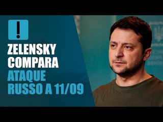 No Congresso dos EUA, Zelensky compara ataque russo a 11/09 e pede zona de exclusão aérea
