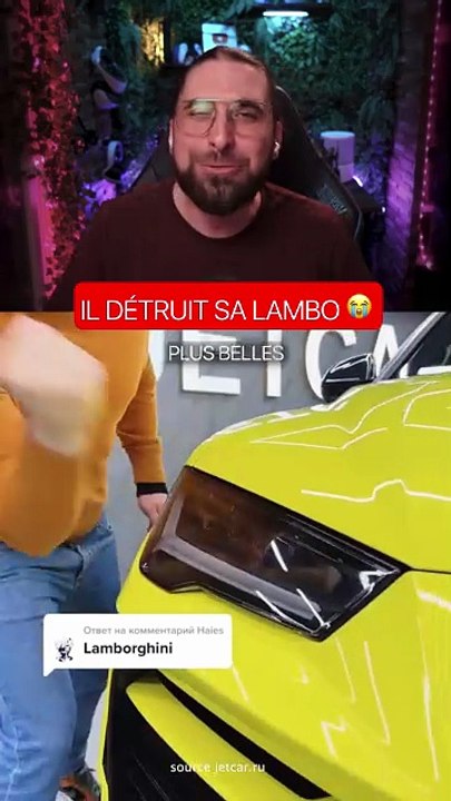 IL DÉTRUIT SA LAMBO 😭