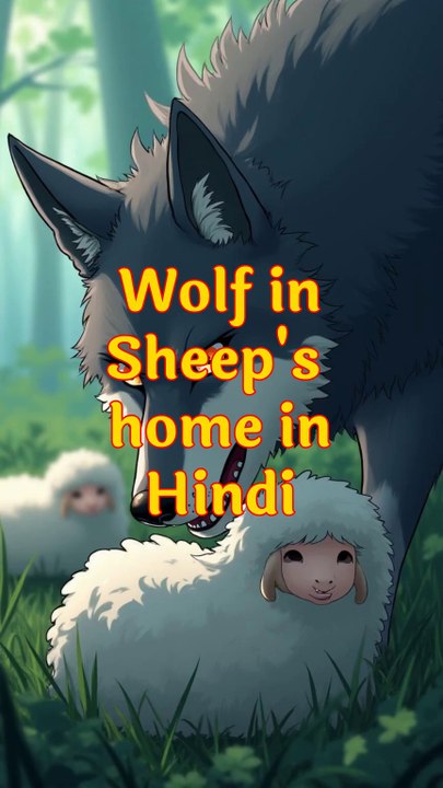 Wolf 🐺 in sheep's home Story in Hindi