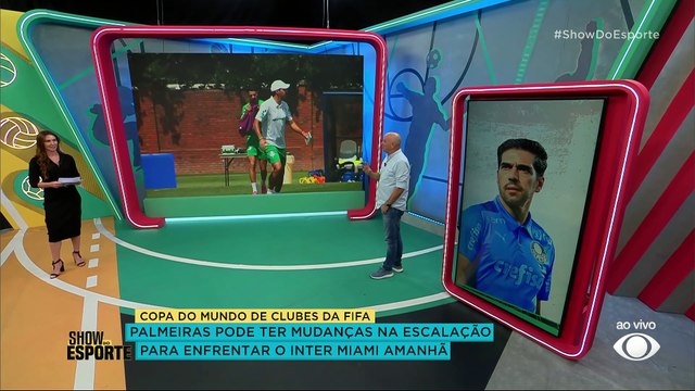 Palmeiras pode ter mudanças na escalação contra o Inter Miami