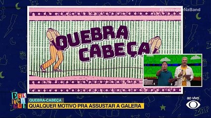 Quebra-cabeça: rapaz com "cabeça solta" assusta pessoas na rua | Perrengue na Band