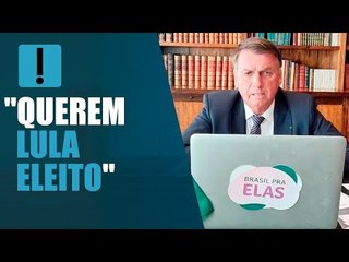 Bolsonaro diz ser alvo de "perseguição implacável" de Moraes: "Querem Lula eleito"